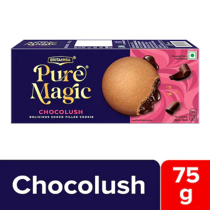 Britannia Pure Magic Chocolush Biscuits -  75 g