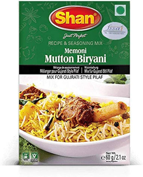 Memoni Mutton biriyani Seasoning Mix - Shan- 60 gm