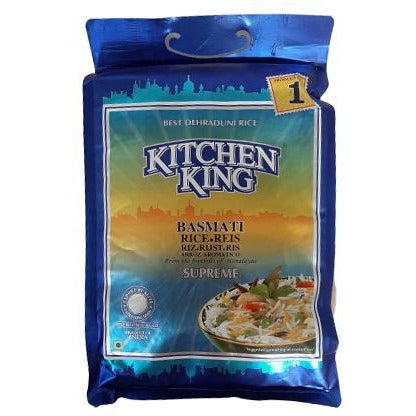 BASMATI RICE reg blue - KITCHEN KING - 10lb