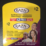 RAZA TEL CARD - $2